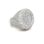 Load image into Gallery viewer, White Gold Round Pop Ring
