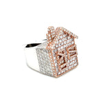 Load image into Gallery viewer, Rose Gold Trap House Ring
