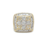 Load image into Gallery viewer, Yellow Gold Baguette Diamond Round Ring
