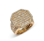 Load image into Gallery viewer, 14K Rose Gold VS 1 Baguette Diamond Ring 5 CTW
