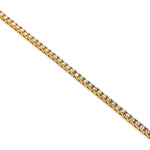 Load image into Gallery viewer, 14K Yellow Gold Diamond Tennis Chain Necklace
