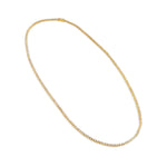 Load image into Gallery viewer, 14K Yellow Gold Diamond Tennis Chain Necklace
