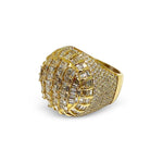 Load image into Gallery viewer, 14K Yellow Gold 7CTW Baguette Diamond Ring
