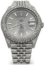 Load image into Gallery viewer, Rolex Datejust 41MM Stainless Steel Jubilee 26 CTW
