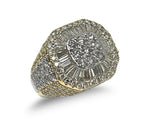 Load image into Gallery viewer, 14K Yellow Gold Baguette Diamond Ring 7 CTW
