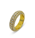 Load image into Gallery viewer, 14k Yellow Gold Diamond Eternity Ring 11 CTW
