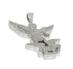 Load image into Gallery viewer, 14K White Gold Diamond St. Michael Pendant 7 CTW

