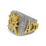Load image into Gallery viewer, 14K Gold Custom Mens Championship 20 CTW Diamond Ring
