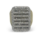 Load image into Gallery viewer, VS1 Diamond 6.05CTW  Baguette 14k White &amp; Yellow Gold Ring

