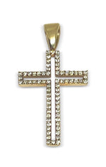 Load image into Gallery viewer, VS1 2.75 CTW Diamond Cross 14k Yellow Gold
