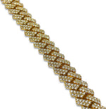 Load image into Gallery viewer, VS1 Diamond 14K Yellow Gold Cuban Necklace 30 CTW
