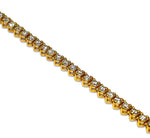 Load image into Gallery viewer, 14K Yellow Gold Tennis Necklace 12 CTW
