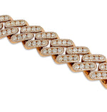 Load image into Gallery viewer, VVS1 Cuban Necklace Rose Gold 65 CTW
