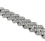 Load image into Gallery viewer, VVS1 Cuban Necklace 14K White Gold 65 CTW
