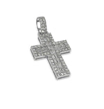 Load image into Gallery viewer, VS1 Emerald Diamonds Cross Pendant 3 CTW
