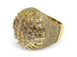 Load image into Gallery viewer, 14K Yellow Gold Baguette Diamond Ring 7 CTW
