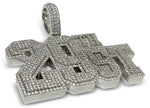 Load image into Gallery viewer, 14K White Gold '28th STREET' Custom Diamond Pendant 17 CTW
